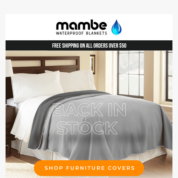 Mambe Furniture Covers: Finally BACK IN STOCK!