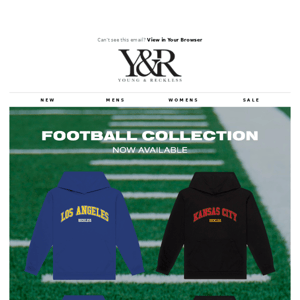 New Football Collection – rep your city!