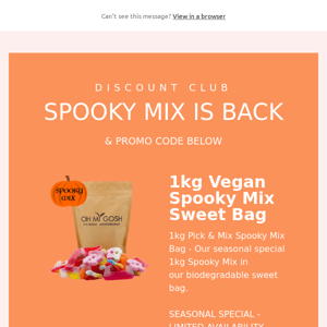 Spooky Mix is back!