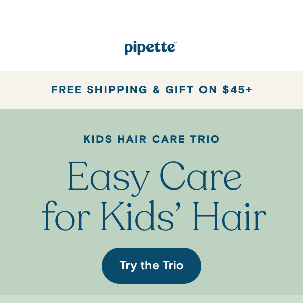 The perfect 3-step kids hair care routine