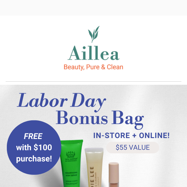 THE LABOR DAY BONUS BAG IS HERE 🚨