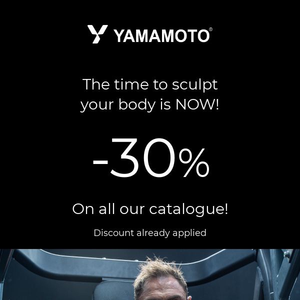 Yamamoto Nutrition, enjoy 30% off sitewide!