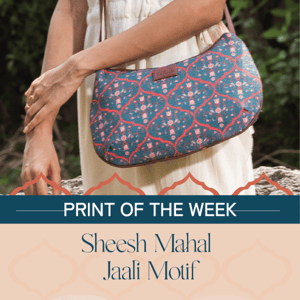 Unleash your fashionista with Zouk's stunning Sheesh Mahal Jaali Print at amazing prices! 😍
