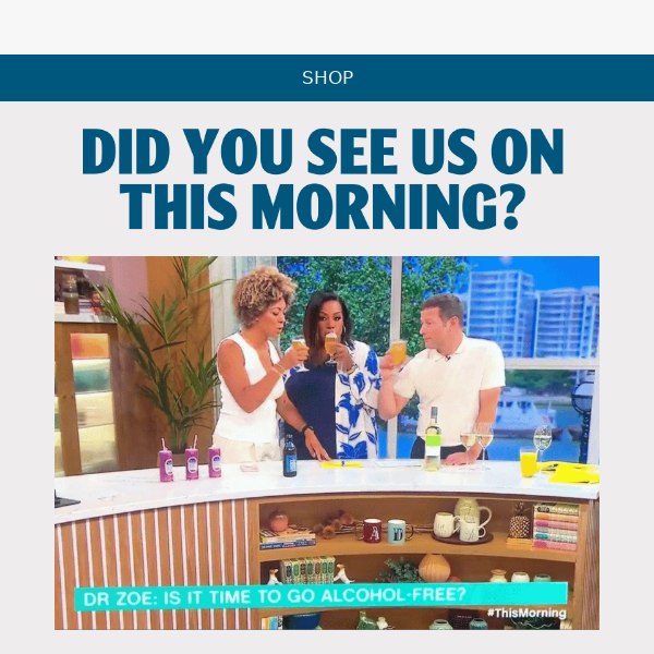 Did you see us on This Morning?