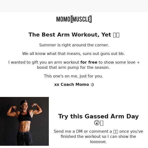 The Best Arm Workout Just for You 🎁