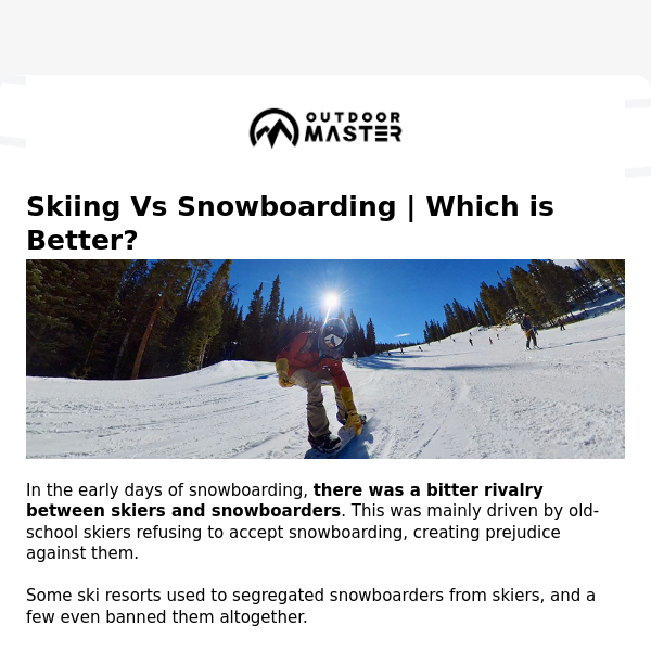 Which is better for you? Skiing or snowboarding?🏔️