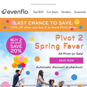 LAST CHANCE: Save 20% when you bundle 2 or more Pivot items! 🌺