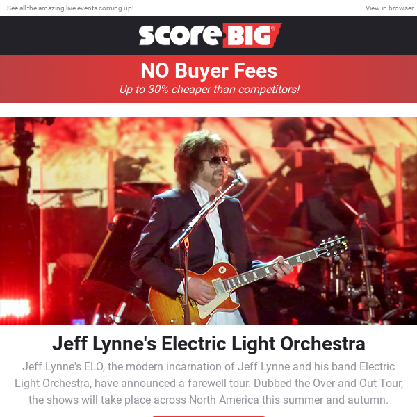 Jeff Lynne's ELO / Journey & Toto / Monster Jam / Mike Epps / And More!