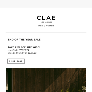 End Of the Year Sale