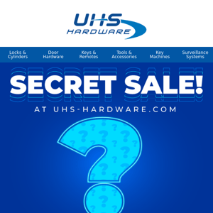 👀 SECRET SALE! $15 off Locksmith & Security Supplies!🔑