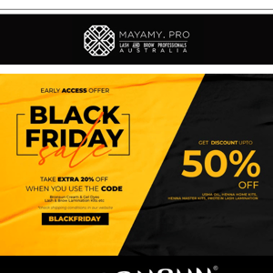 The Black Friday Sale  is Live with 50% OFF