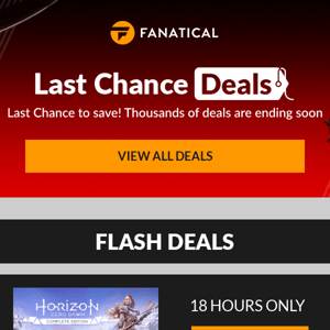 Last chance to save on amazing games!