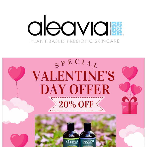 20% off Aleavia Skin Care