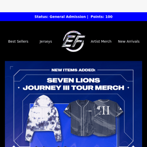 New Seven Lions merch has landed on the Superstore!
