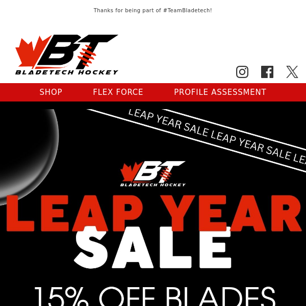 🚨 LEAP YEAR SALE! 🚨