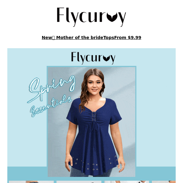 FlyCurvy, New tops for spring 😊