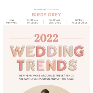 5 must-try wedding trends