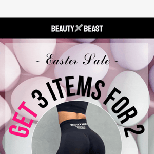 EASTER SALE: Get 3 for 2 💪🤑