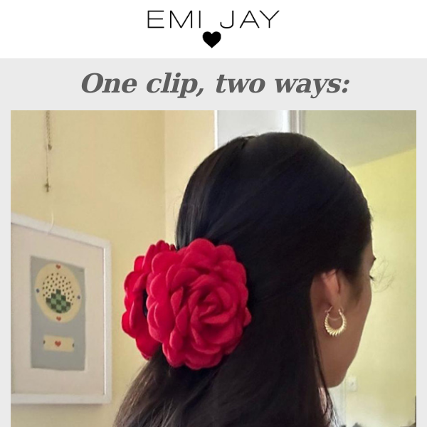 IT GIRLS in Our Camellia Clip