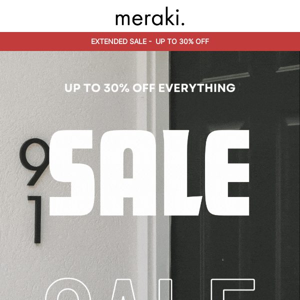 Don't Miss The Meraki Extended Sale