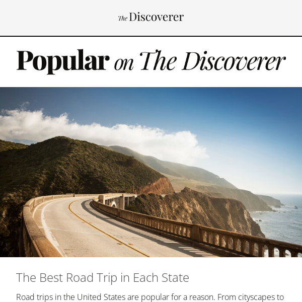 The Best Road Trip in Each State