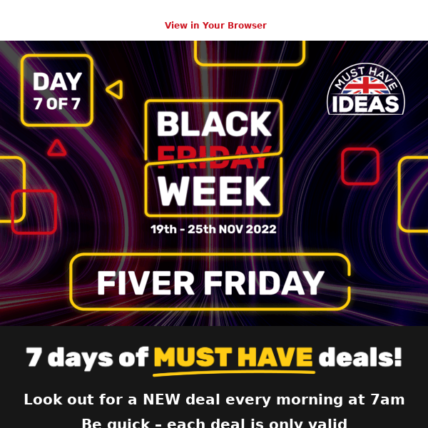 THIS is the Black Friday email to read today