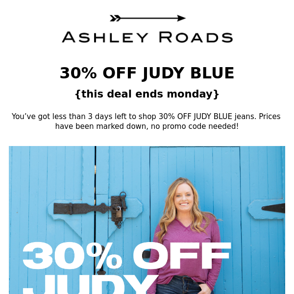 ✨ 30% OFF JUDY BLUE ends Monday