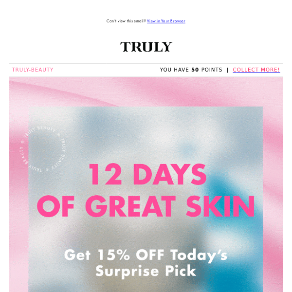 Ready for 12 days of great skin?