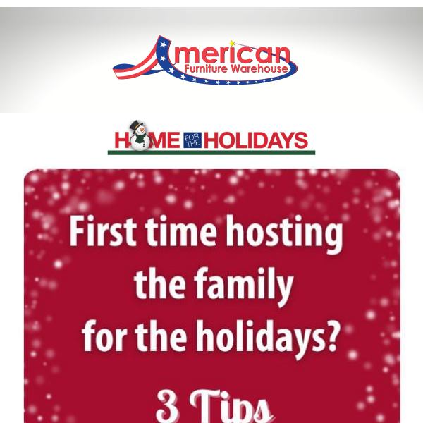 First time holiday hosting tips here 👇