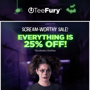 Scream-worthy sale