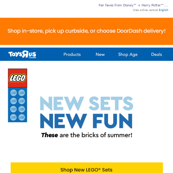 ✨NEW LEGO® sets have ARRIVED!✨