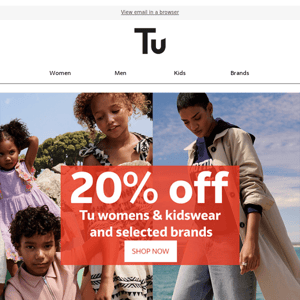 20% off Tu... ENDS TODAY