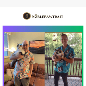 Fur and Floral🐾 Custom Hawaiian Shirts with Your Pet's Charm!