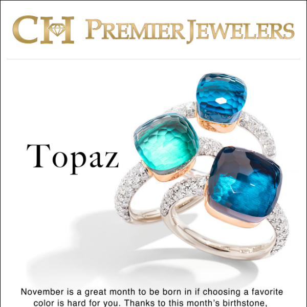November Birthstones: Topaz
