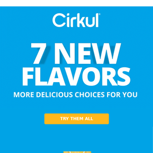 Ooh 7 New Flavors! 🤩