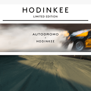 Autodromo × Hodinkee