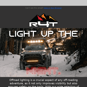 Light Up Your Adventures With Off-road Lighting