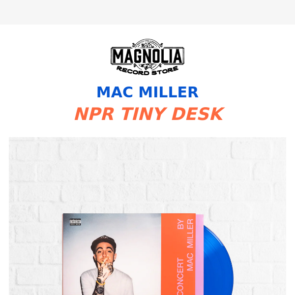Mac Miller's 'NPR Tiny Desk' On Vinyl