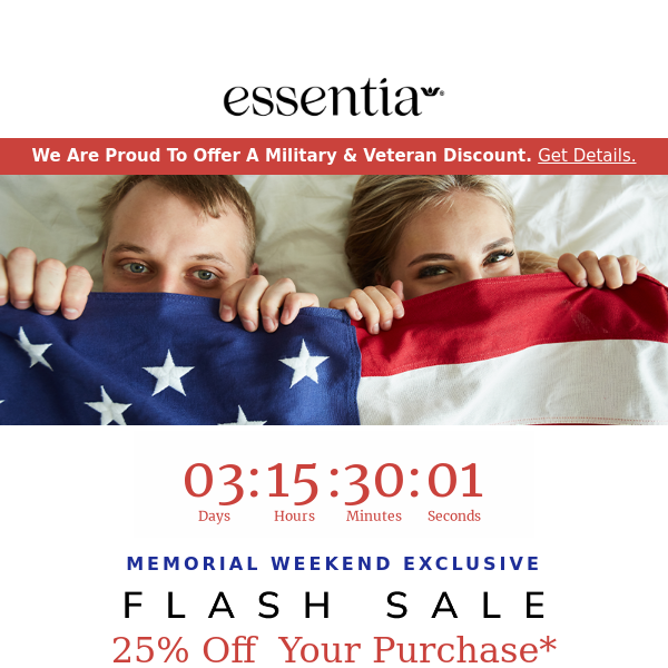 The Memorial Day Weekend FLASH SALE is Here🇺🇸