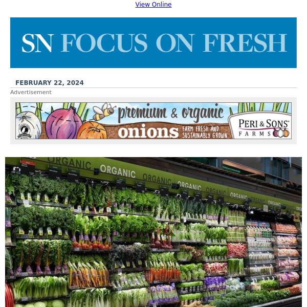 Produce sales reflect larger pack sizes