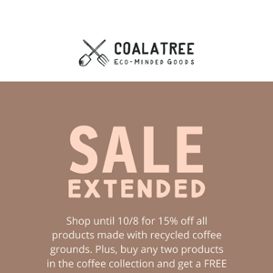 🍁 Fall Gear Sale Extended at COALATREE | Get 15% off and Free Java Socks 🧦