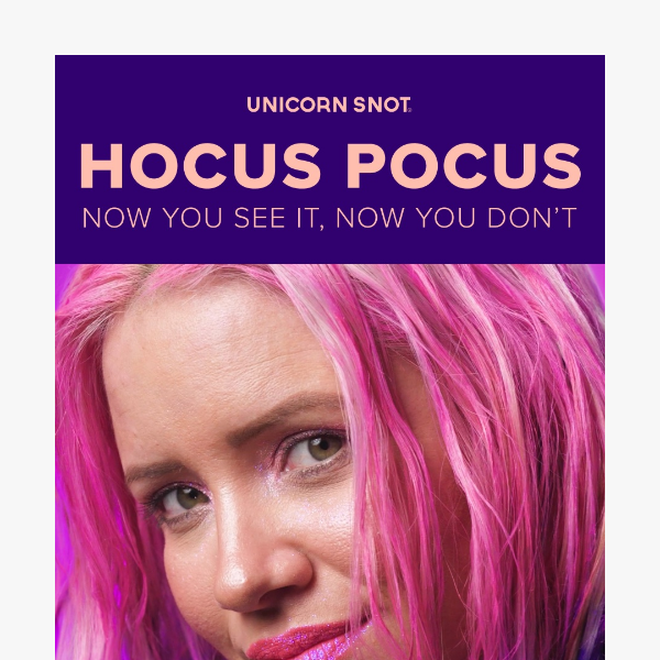 Cast Spells with Hocus Pocus Hair Paint!