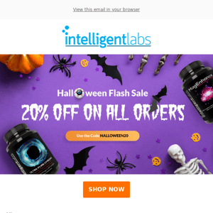 Flash Sale - 20% off all products from Intelligent Labs
