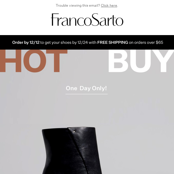 HOT BUYS: One day only! 🔥 Bold boots as low as $59.99