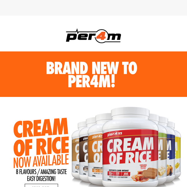 Cream of Rice Now Available💪🏻