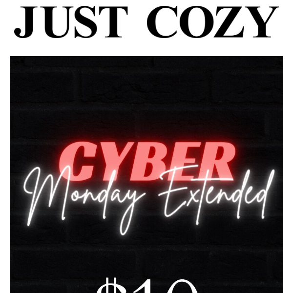 LAST DAY to Shop Our $10 Sale ⏰Cyber Monday Extended!