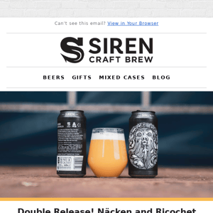 Näcken + Ricochet: Double Release Week!