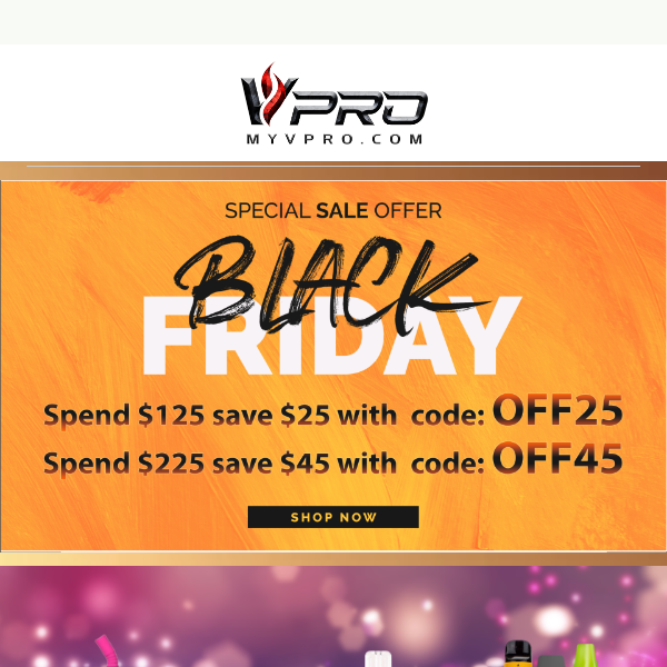 Shop MyVpro's top Black Friday deals. Save big on must-have items!