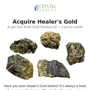 LIMITED 💫 Healer's Gold + Reiki Gold Oil FREE