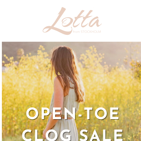 Up To 30% Off Open Toe Clogs 🌼
